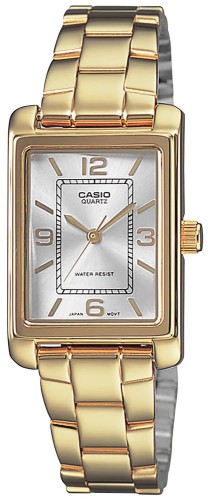 prostokątny-Zegarek-Damski-Casio-LTP-1234PG-7AEG-złoty