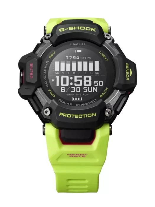Zegarek-Męski-Casio-G-Shock-GBD-H2000-1A9ER-gps-pulsometr-limonkowy-sportowy-1