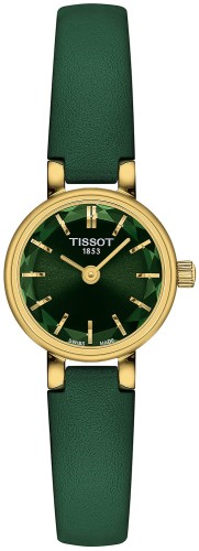 złoty-Zegarek-Damski-Tissot-Lovely-Round-T140.009.36.091.00-zielony-pasek-