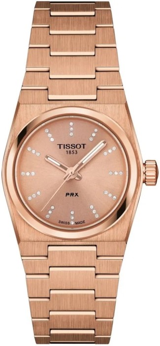Zegarek-Damski-TISSOT-PRX-25mm-T137.010.33.506.00-różowe-złocenie