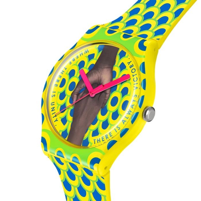 Zegarek Damski Swatch New Gent Biosourced BREAK FREE FREEZE TIME SO29Z148