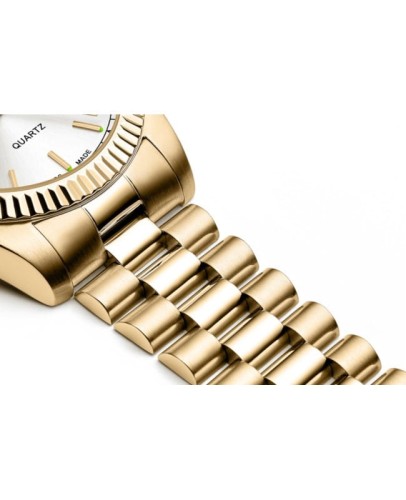 Zegarek-damski-Adriatica-A3090.1113QXL-ze-srebrną-tarczą-złocistą-kopertą-36-mm-i-stalową-bransoletą-rolex1