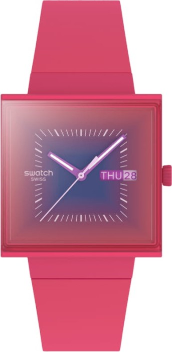 Zegarek-Swatch-SQUARELY-BERRY-SO34R700