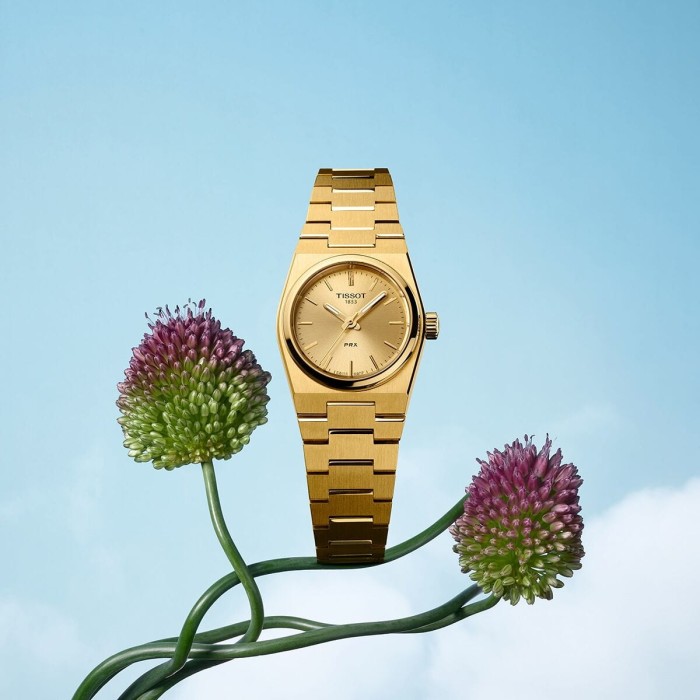 Zegarek-Damski-TISSOT-PRX-25mm-T137.010.33.021.00-złocony