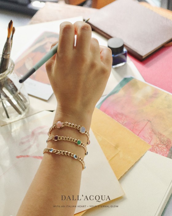 bransoletka_zlota_dallacuqa_585_rubin_szafir_szmaragd