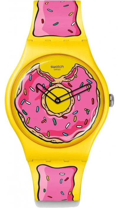 Zegarek-Swatch-THE-SIMPSONS-COLLECTION-SECONDS-OF-SWEETNESS-SO29Z134