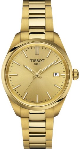 Zegarek-Damski-Tissot-PR-100-34mm-T150.210.33.021.00-złoty-klasyczny-nowoczesny