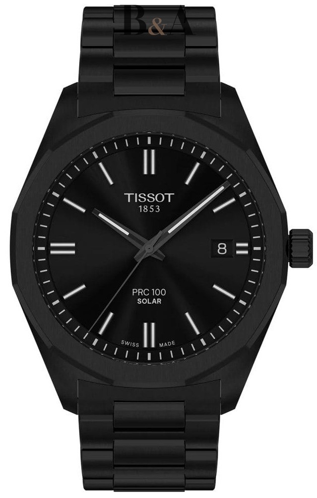Zegarek-Męski-Tissot-PRC-100-Solar-Quartz-39mm-T151.422.33.051.00-czarny-klasyczny-