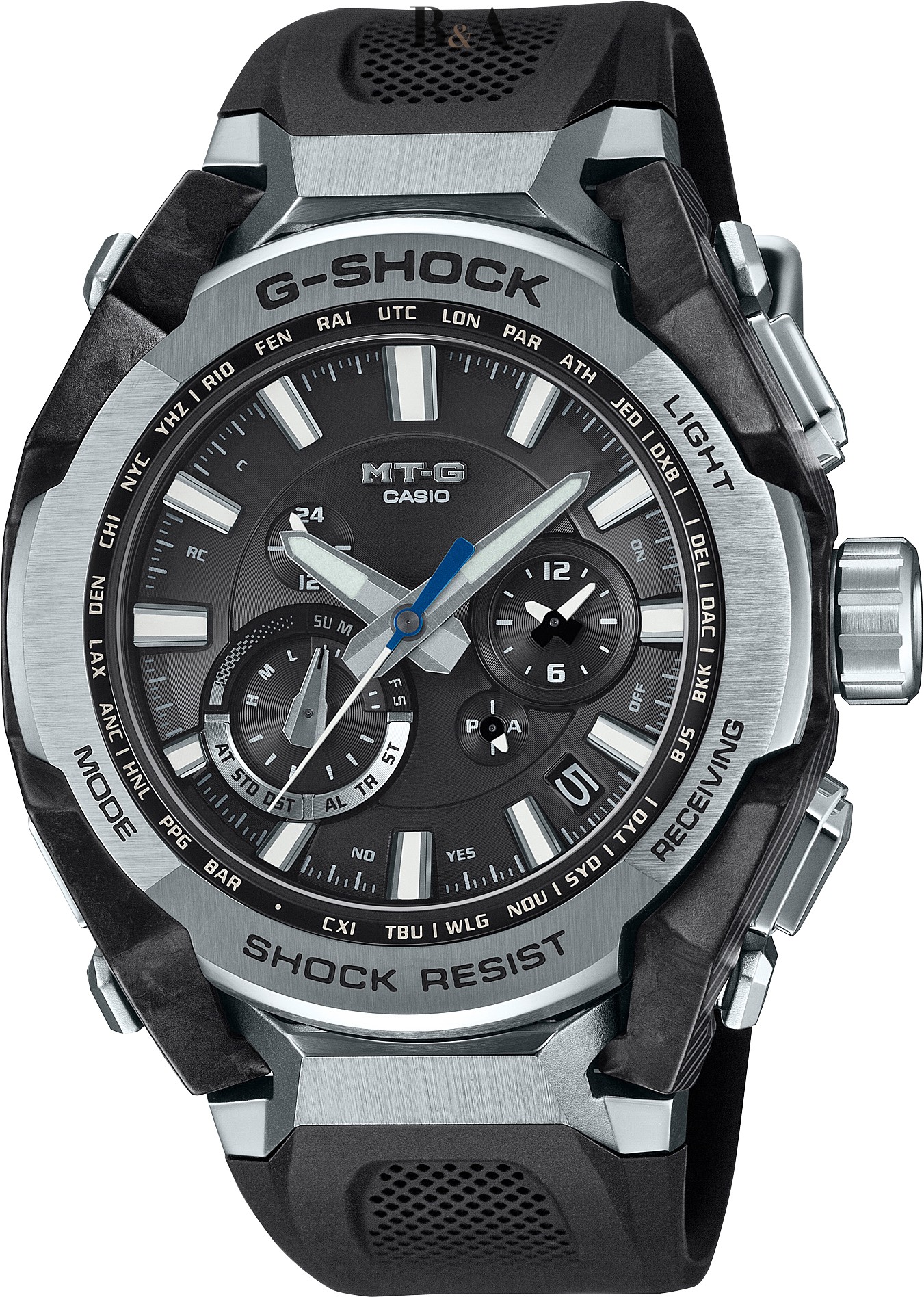 Męski-Zegarek-Casio-G-SHOCK-Solar-Sapphire-Bluetooth-MTG-B4000-1AER