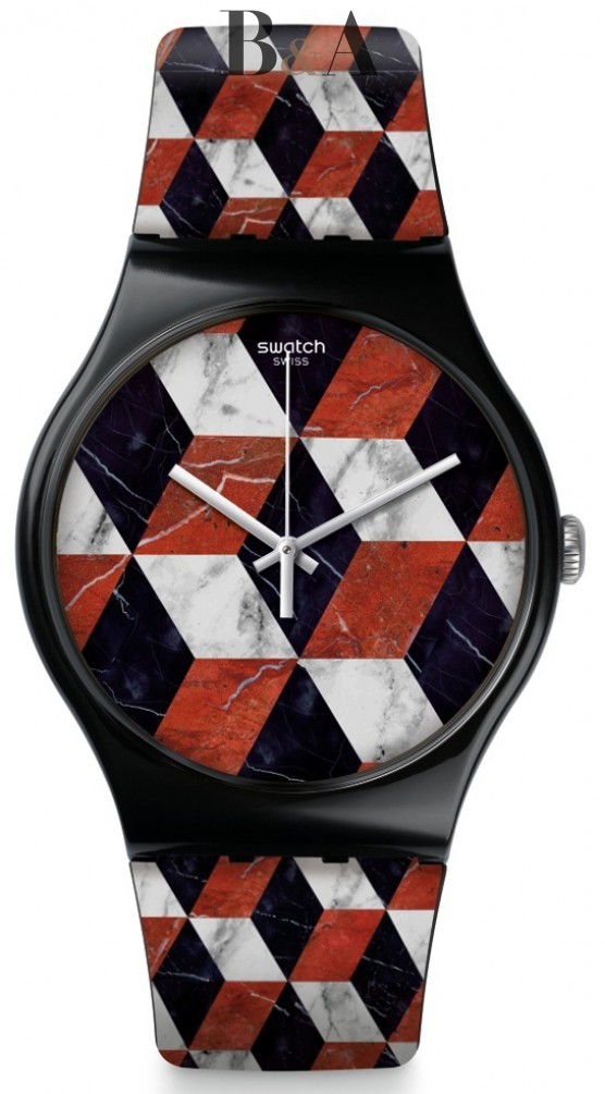 Zegarek-Unisex-Swatch-Pavimento-SUOB142