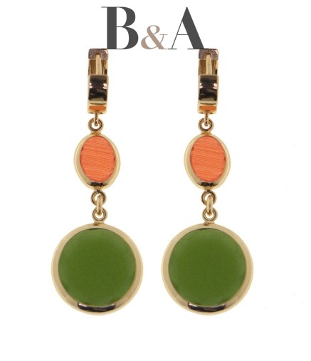 kolczyki-srebne-pozlacane-dall'acqua-zielone-pomaranczowe.jpg