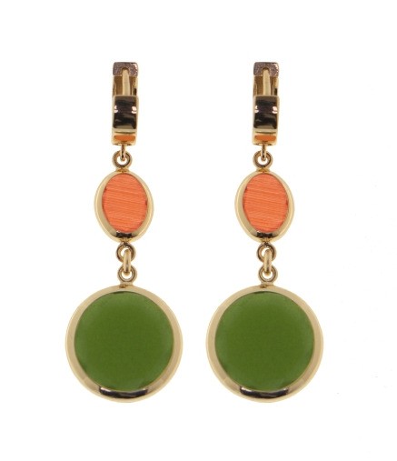 kolczyki-srebne-pozlacane-dall'acqua-zielone-pomaranczowe.jpg