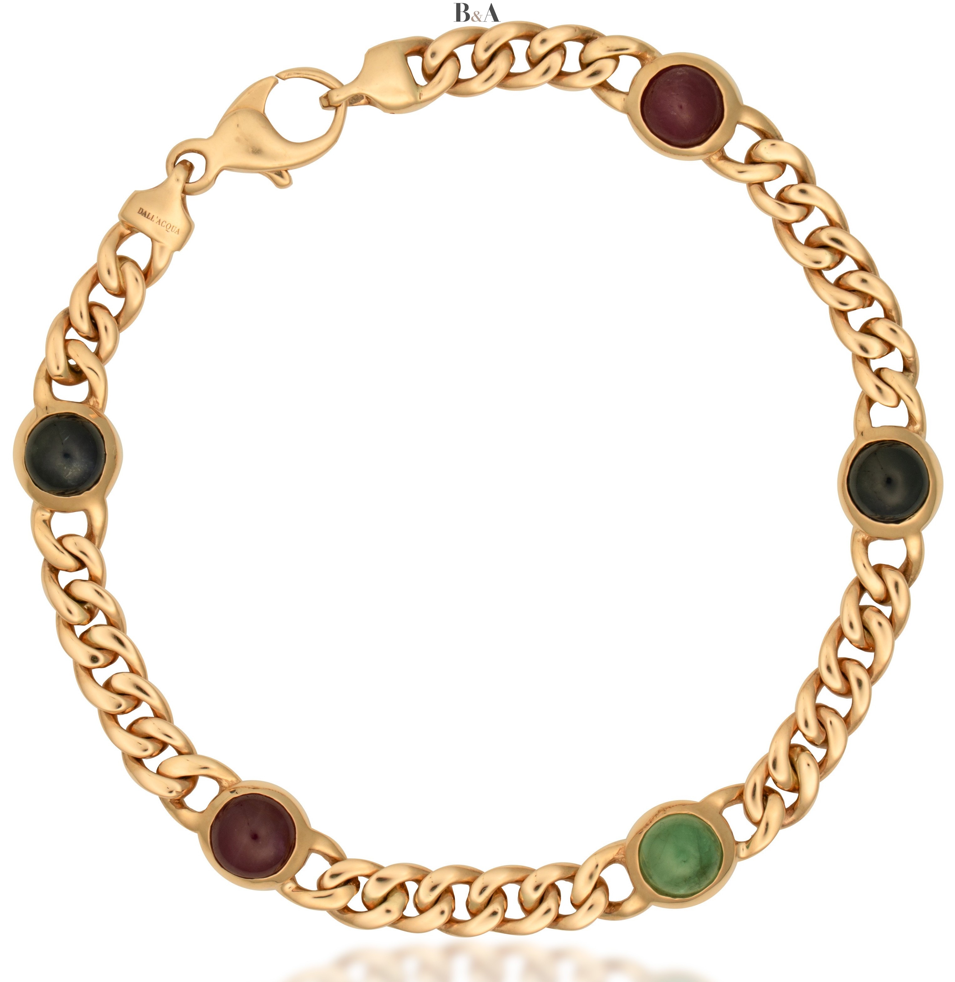Złota_bransoletka_BRILLA_z_kamieniami_szafir_rubin_szmaragd_Dall'acqua_585_bia.jpg