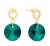 Kolczyki-SPARK-xilion-Disc-Gold-Emerald-KCG642812EM
