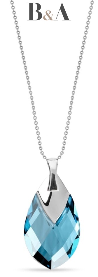 Naszyjnik-SPARK-Silver-Drop-Aquamarine-N656522AQ