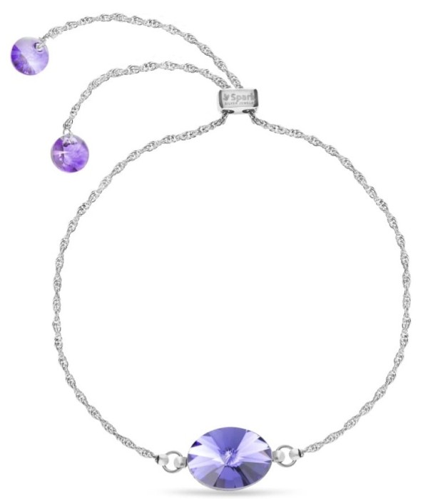 BRANSOLETKA-SPAR-0VAL-UNO-TANZANITE-BSL412214TA