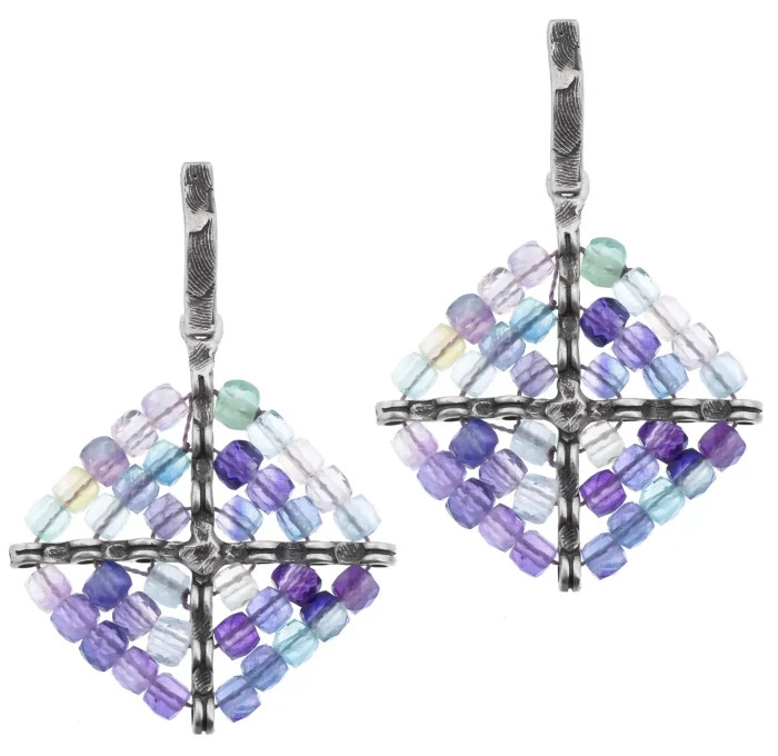 KOLCZYKI-MOTYLE-Marokańska-Róża-MS4650