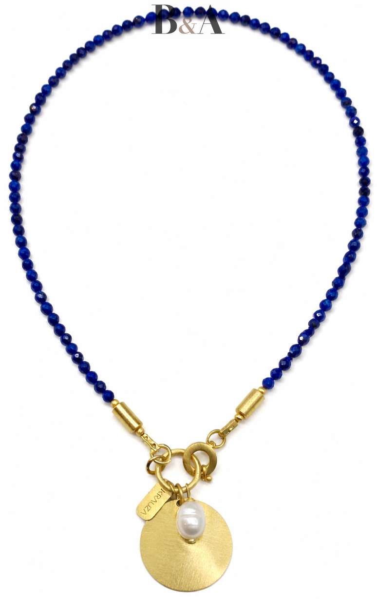 KRAUZA-Naszyjnik-z-Perłą-oraz-Lapisem-Lazuli