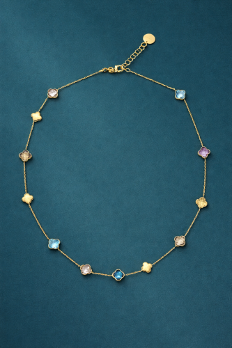 zloty-naszyjnik-kwarce-kolorowe-dallacqua-bia-14k