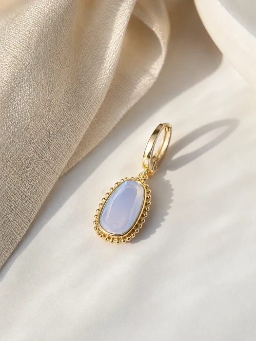 Złote-Kolczyki-z-Chalcedonem-Dall'Acqua-pr.585-wiszące-damskie-14k-2