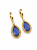 Złote-wiszące-Kolczyki-z-Chalcedonem-Dall'Acqua-pr.585-14k-damskie-klasyczne-2