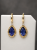 Złote-wiszące-Kolczyki-z-Chalcedonem-Dall'Acqua-pr.585-14k-damskie-klasyczne-3