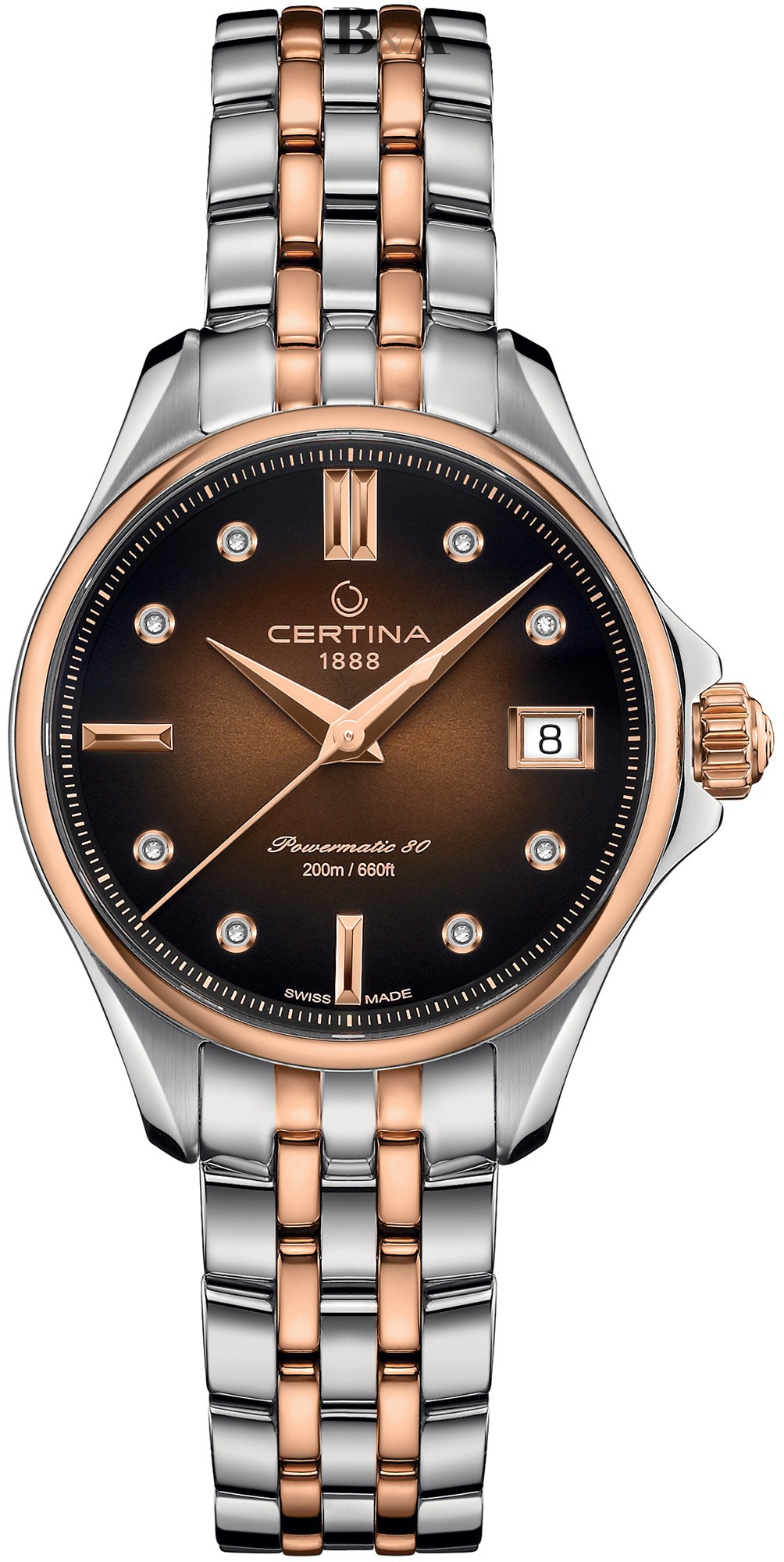 Zegarek-Damski-Certina-DS-Action-Lady-Diamonds-Powermatic-C032.207.22.296.00