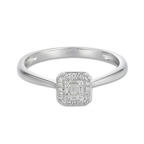 Złoty-Pierścionek-z-Brylantami-0,10-ct-H/SI-ADIAMO-R71618-W-próba-585-1