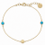 Złota-Bransoletka-z-Turkusem-Dall'Acqua-próba-585-10909