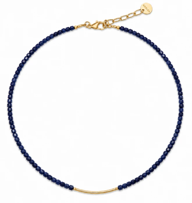 Krauza-design-naszyjnik-choker-z-szafirami-zlocony-jubiler-ostrów2
