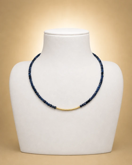 Krauza-design-naszyjnik-choker-z-szafirami-zlocony-jubiler-ostrów1