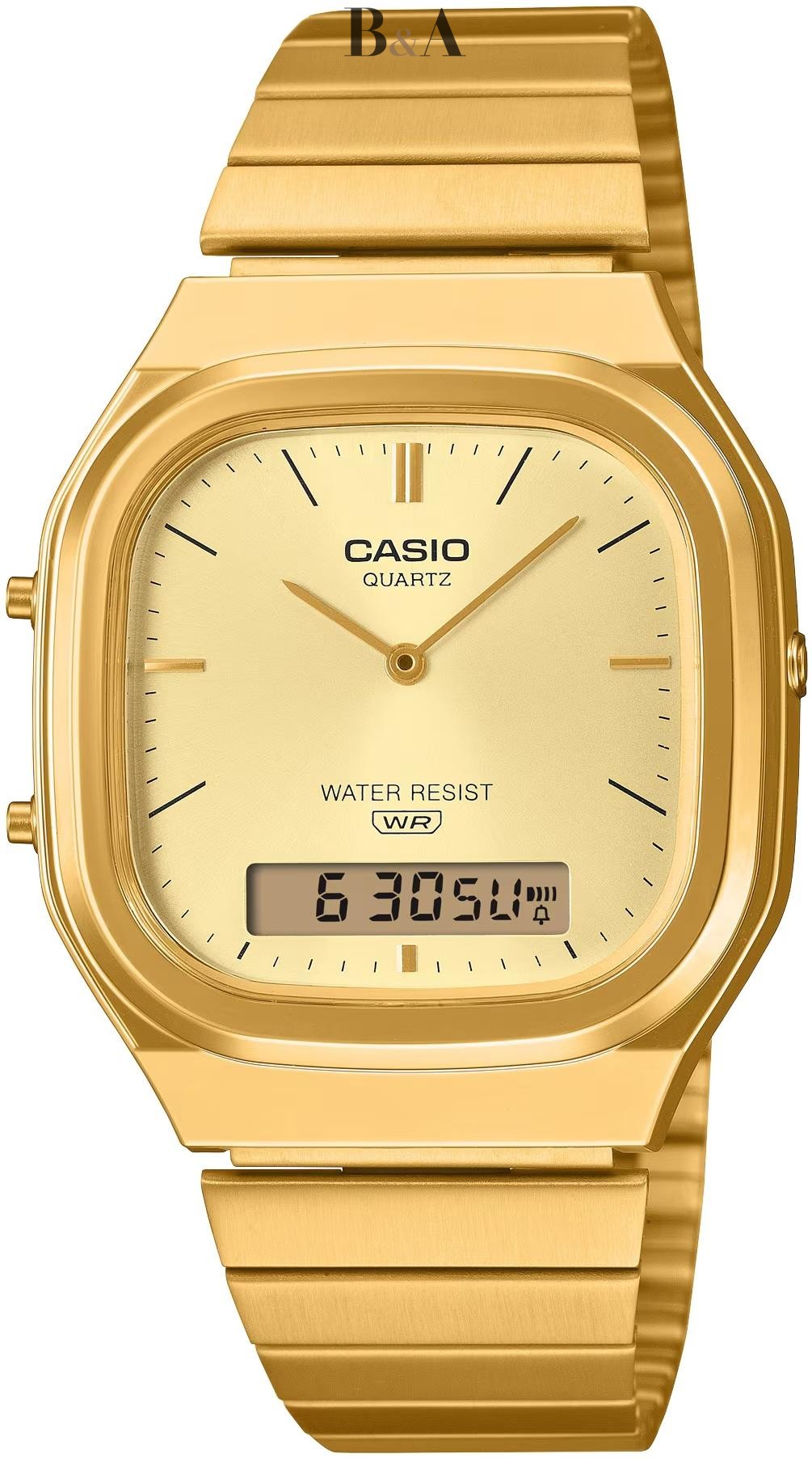 Zegarek-damski-zloty-Casio-Classic-Vintage-AQ-240EG-9AEF
