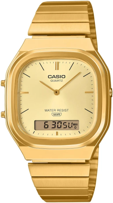 Zegarek-damski-zloty-Casio-Classic-Vintage-AQ-240EG-9AEF
