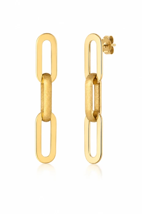 Złote-damskie-Kolczyki-DallAcqua-wiszące-Długie-6-cm-pr.585-14k-3