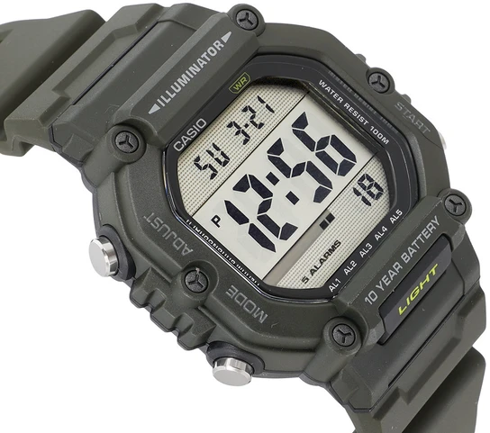 Zegarek-ZIELONY-Męski-Casio-AE-1600HX-3AVEF-1