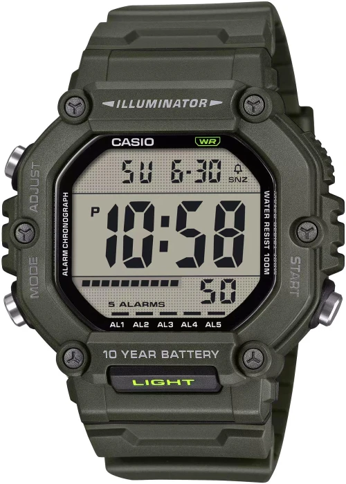 Zegarek-ZIELONY-Męski-Casio-AE-1600HX-3AVEF