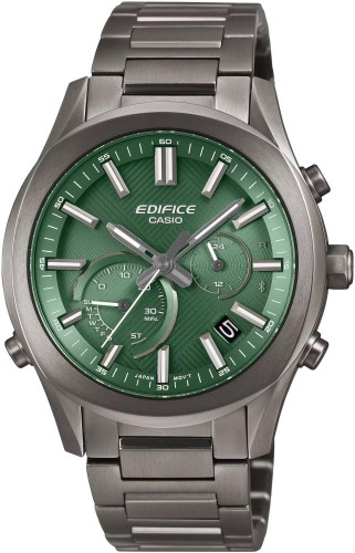 Zegarek-Męski-Casio-Edifice-Solar-Sapphire-Bluetooth-EQB-1300DC-3AEF-zielona-tarcza
