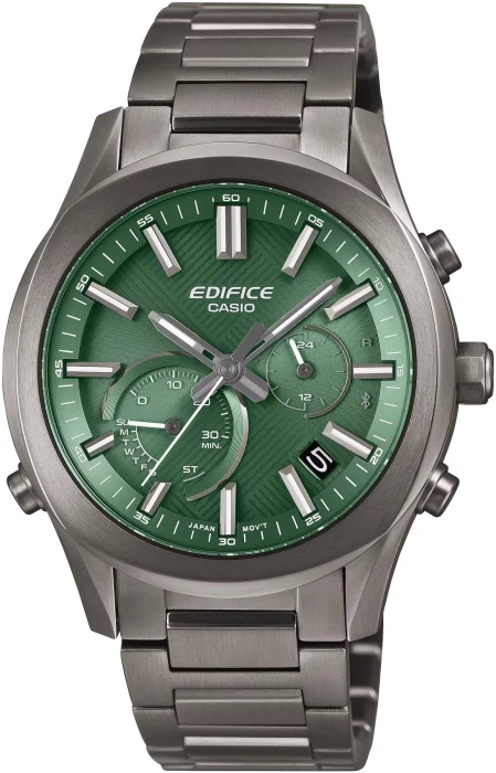 Zegarek-Męski-Casio-Edifice-Solar-Sapphire-Bluetooth-EQB-1300DC-3AEF-zielona-tarcza