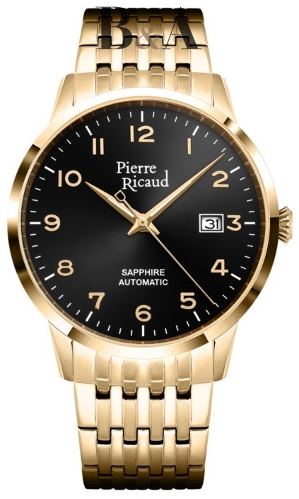 Zegarek-Męski-Pierre-Ricaud-Automatic-P60029.1124A-ZLOTY-KLASYCZNY