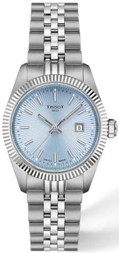 Zegarek-damski-Tissot-Ballade-30-mm-T156.010.11.351.00-z-jasnoniebieską-tarczą-żłobioną-lunetą-i-stalową-bransoletą