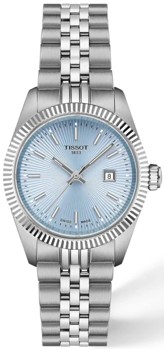 Zegarek-damski-Tissot-Ballade-30-mm-T156.010.11.351.00-z-jasnoniebieską-tarczą-żłobioną-lunetą-i-stalową-bransoletą