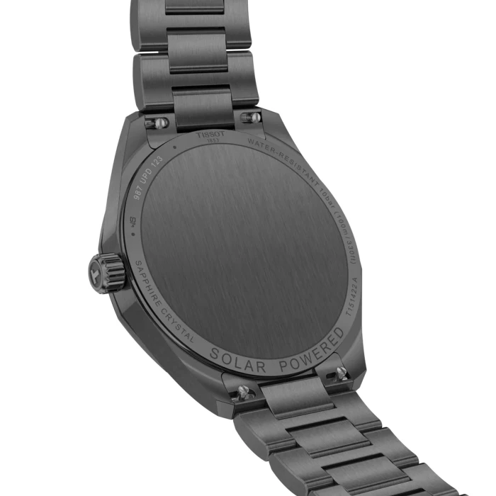 Zegarek-męski-Tissot-PRC-100-Solar-39mm-T151.422.33.061.00-z-antracytową-tarczą-dwunastokątną-lunetą-antracytową-bransoletą2