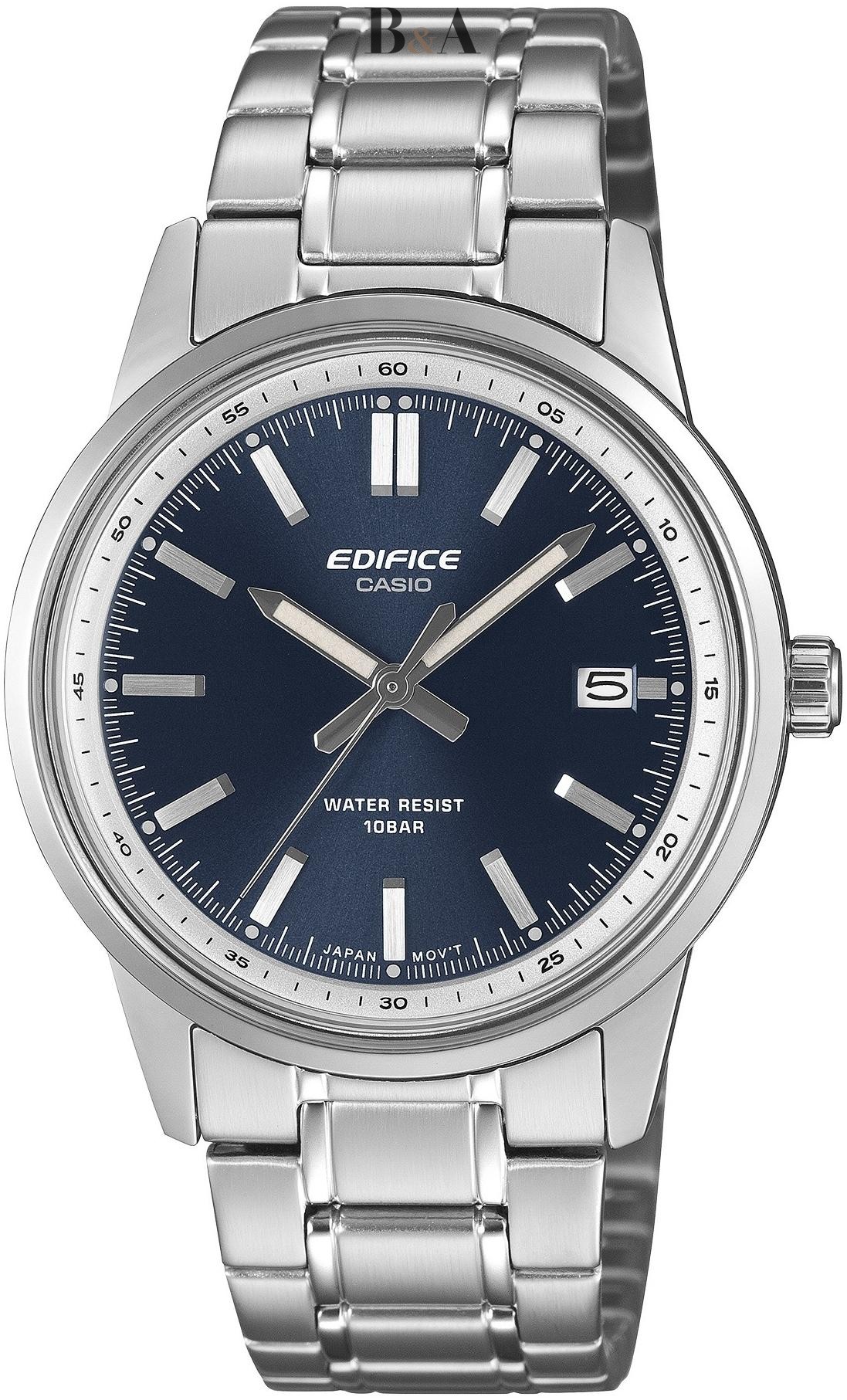 Zegarek-męski-Casio-Edifice-EFR-109D-2AER-38-mm-z-granatową-tarczą-srebrną-stalową-bransoleta-i-datownikiem