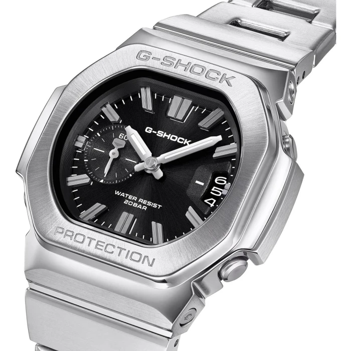 Zegarek-męski-Casio-G-SHOCK-GMC-2500D-1AER-z-czarną-tarczą-i-srebrzystą-stalową-bransoletą-g-steel3