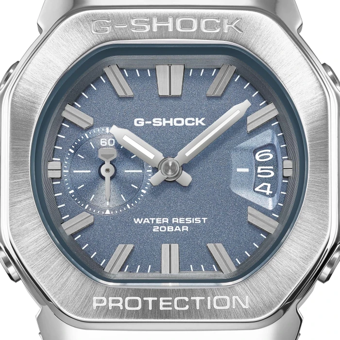 g-steel-Zegarek-męski-Casio-G-SHOCK-G-Steel-GMC-2500D-1A2ER-z-niebieskoszarą-tarczą-i-srebrzystą-stalową-bransoletą2