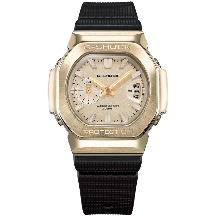 g-steel-Zegarek-męski-Casio-G-SHOCK-GMC-2500G-9AER-ze-złocistą-tarczą-i-lunetą-na-czarnym-pasku1