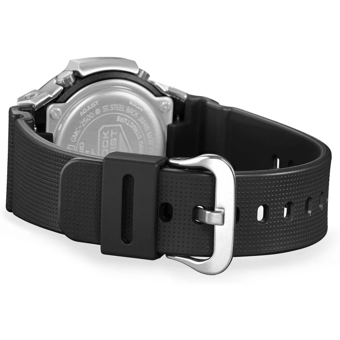 Zegarek-męski-Casio-G-SHOCK-GMC-2500-1AER-z-czarną-tarczą-srebrzystą-stalową-lunetą-i-czarnym-paskiem-sportowy-g-steel7