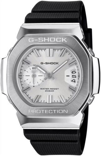 Zegarek-męski-Casio-G-SHOCK-GMC-2500-1A8ER-ze-srebrzystą-tarczą-stalową-lunetą-i-czarnym-paskiem-g-steel-sportowy