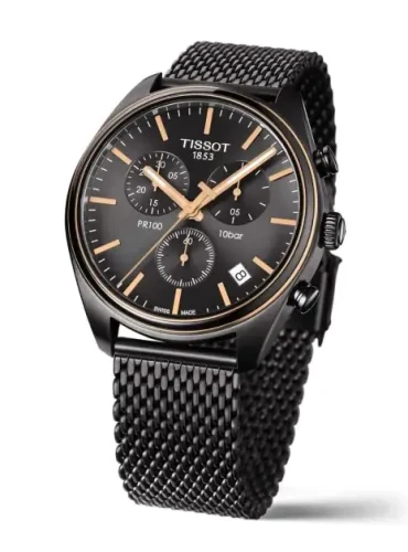 Zegarek-Męski-Tissot-PR-100-Chronograph-T101.417.23.061.00-czarny-mesh-jubiler